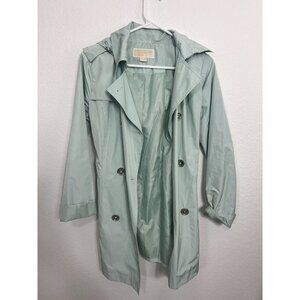 Michael Kors Mint Green Rain jacket Coat Size Xs